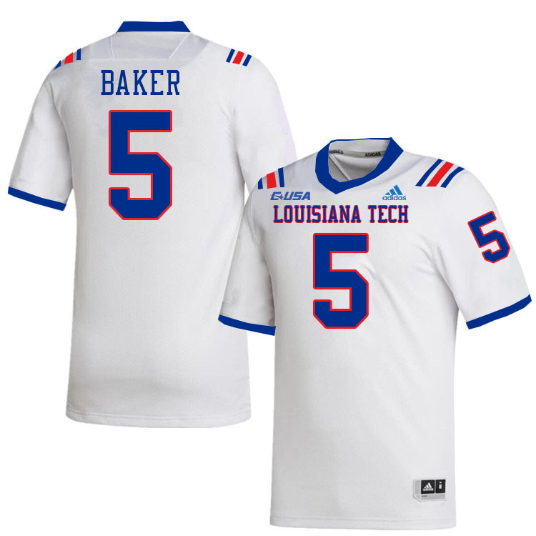 Blake Baker Louisiana Tech Jersey,LA Tech Bulldogs Football Jerseys,Uniforms,Gears-White